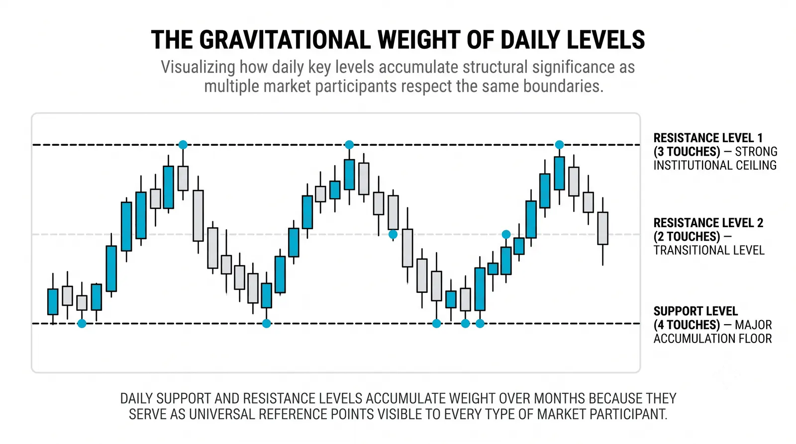 The daily chart is the workhorse