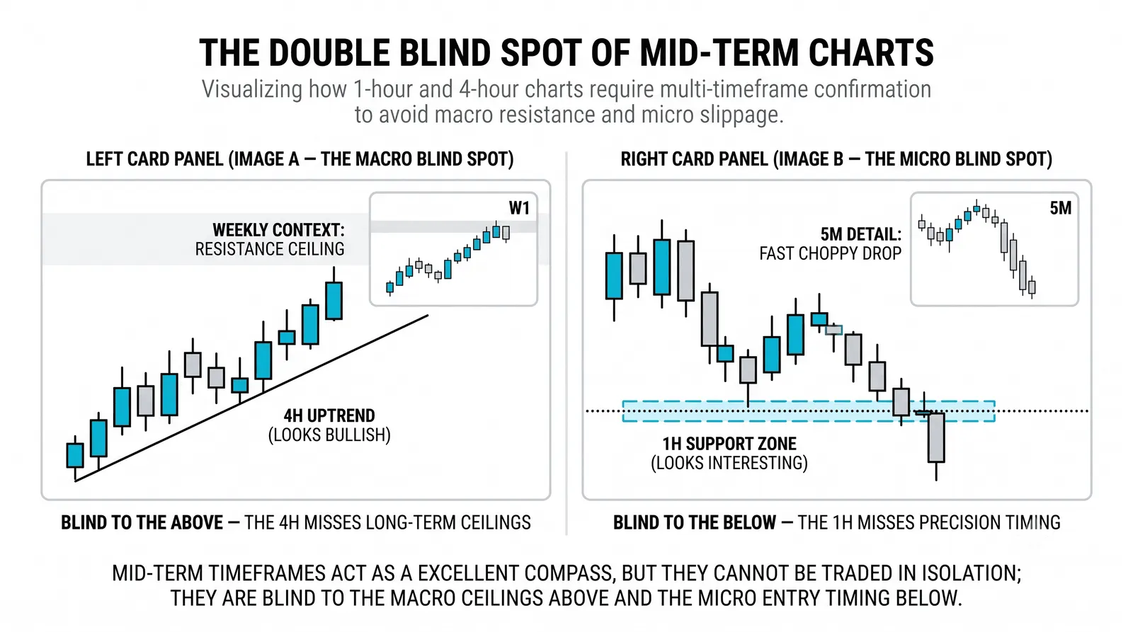 How the 1-hour and 4-hour differ