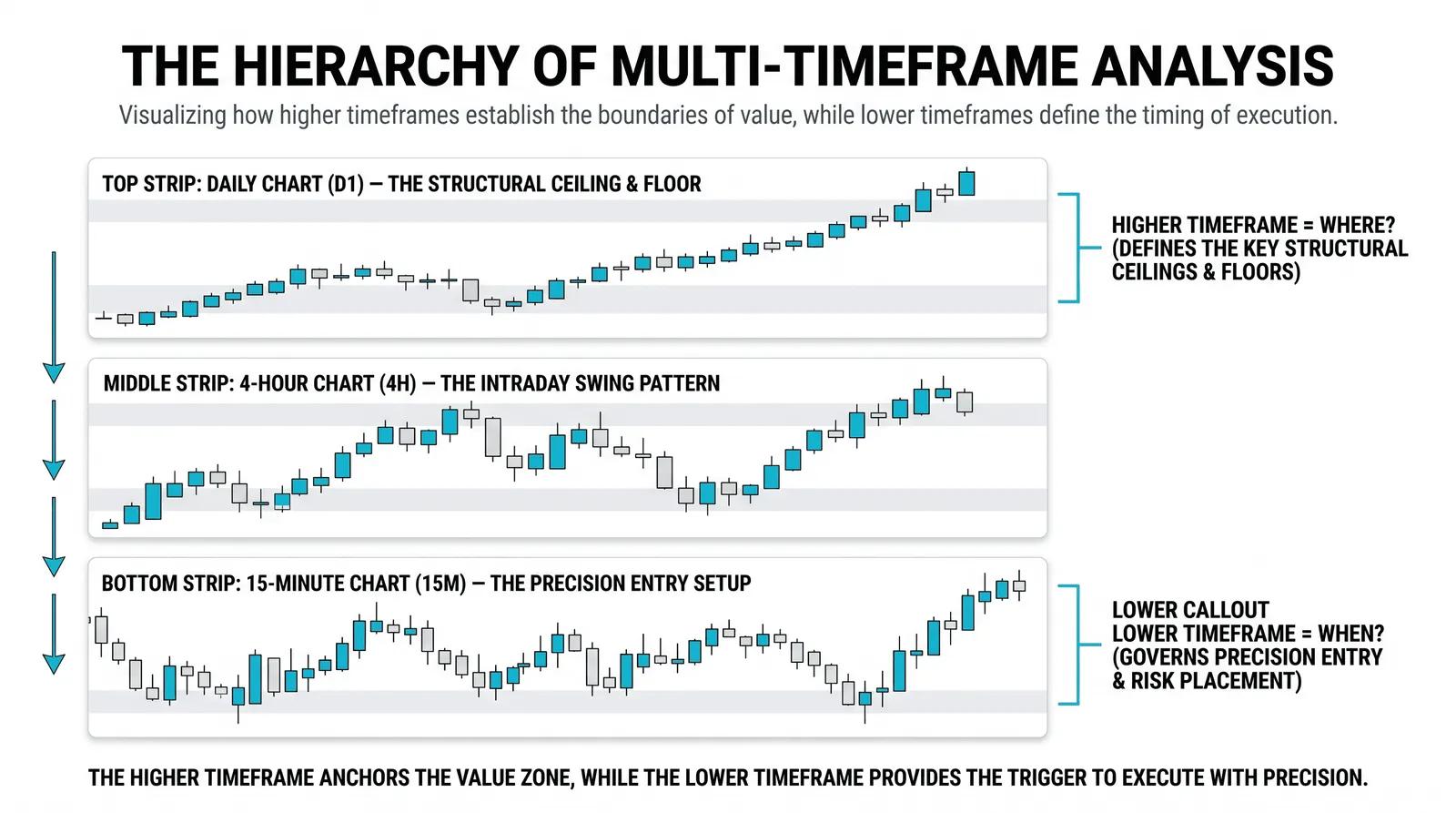 How the timeframes talk to each other