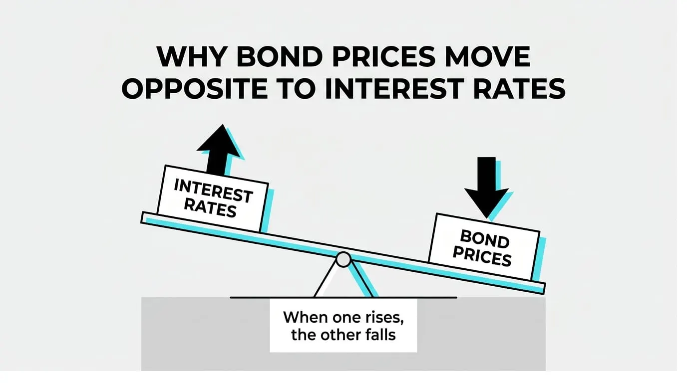 Government bonds and corporate bonds arranged on a risk spectrum