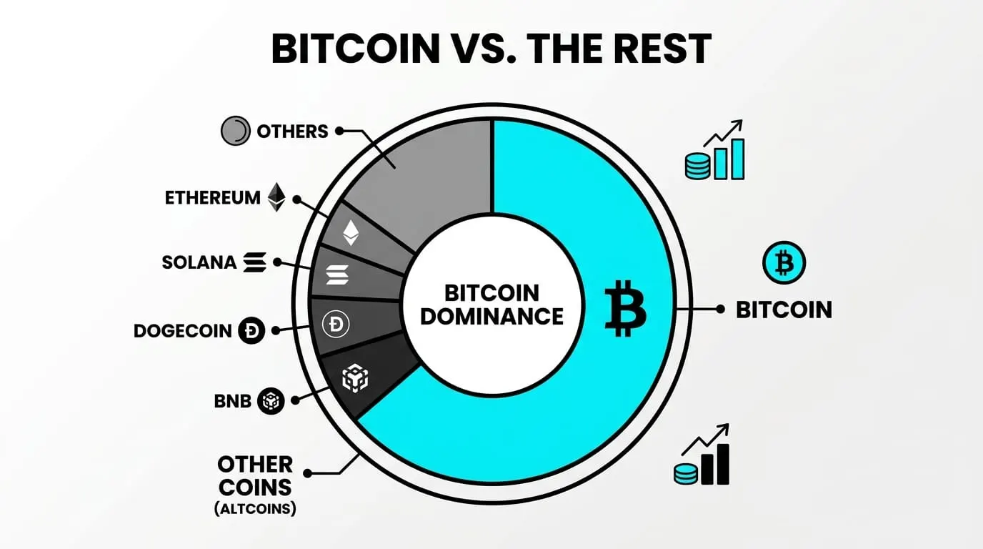 A cryptocurrency price chart with sharp upward and downward swings