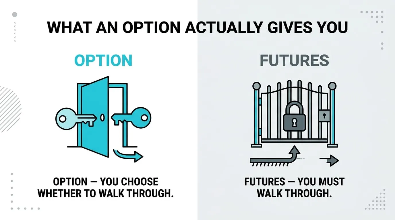An options contract giving the right, not the obligation, to buy shares at a set price