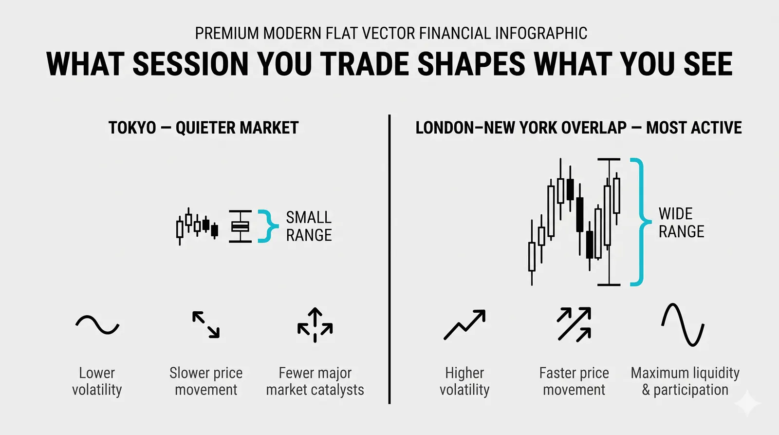A trader choosing session hours that fit their own schedule