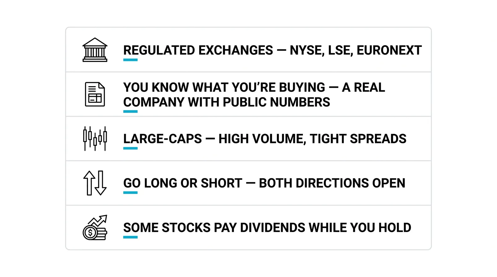 Why traders choose stocks