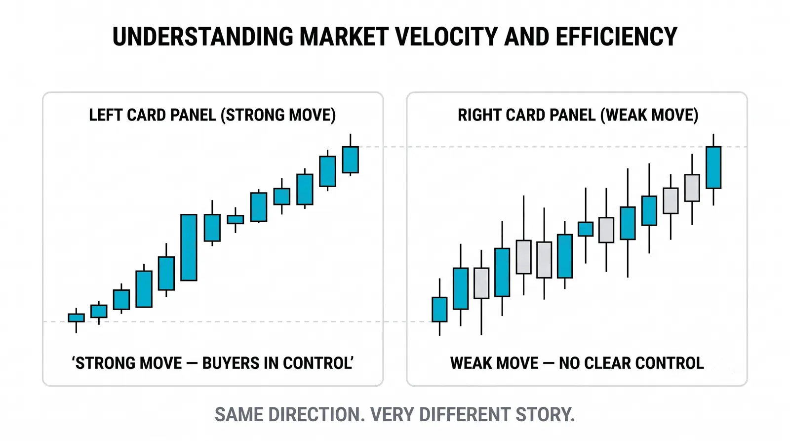 Candles, swings, levels, and rejection wicks marked on a raw chart