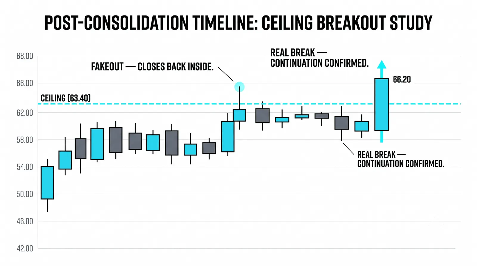 A breakout confirming continuation