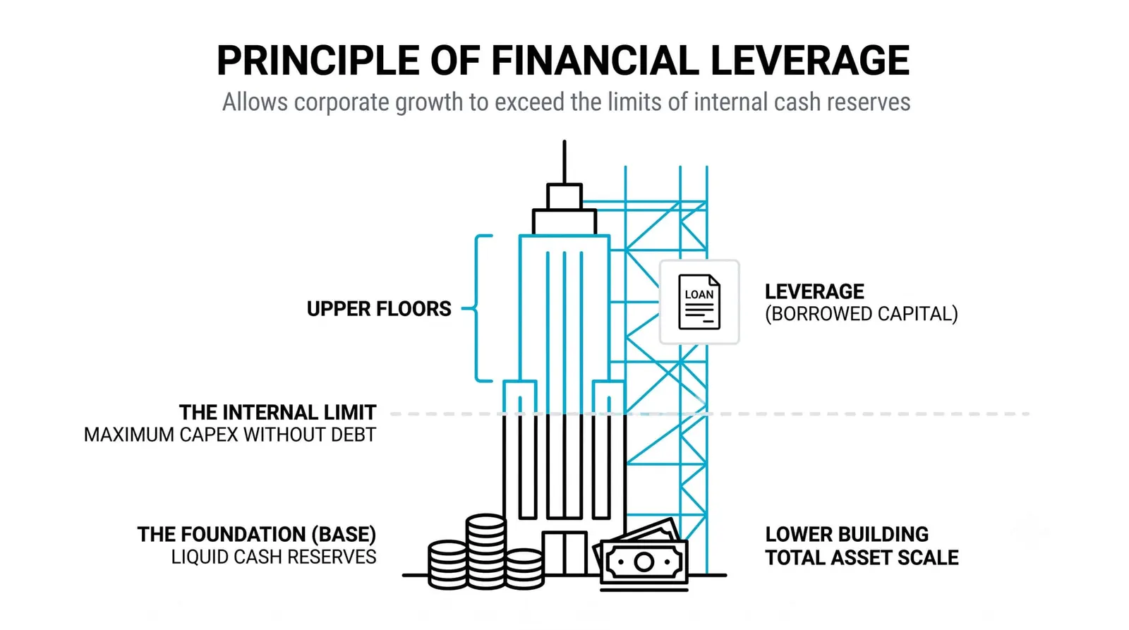 Leverage: Borrowing to Grow Bigger Than Cash Alone Allows