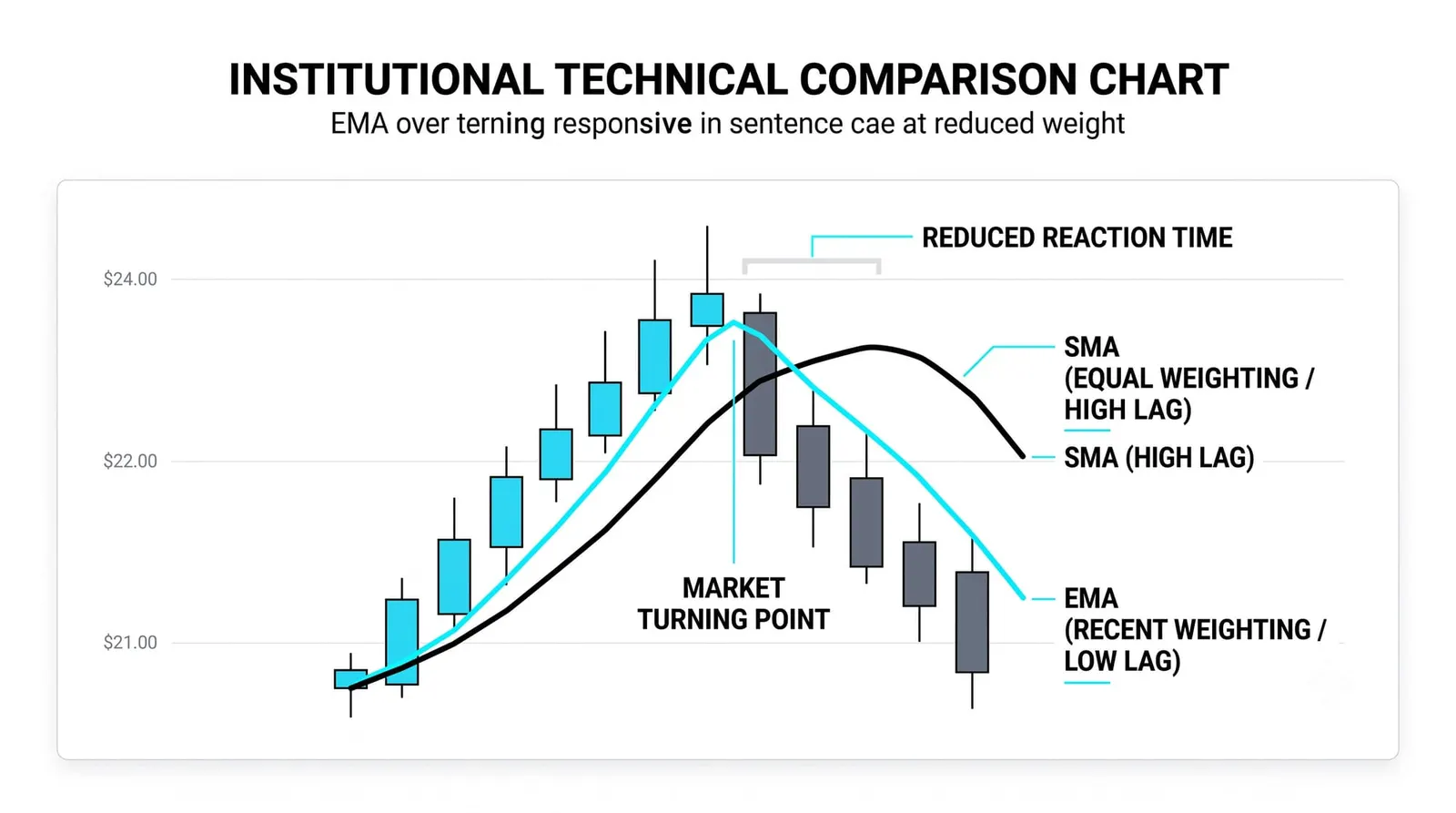 How Weighting Recent Prices Changes the Line's Behavior
