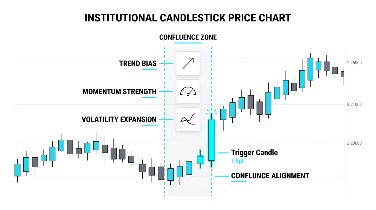What Confluence Looks Like on a Real Chart