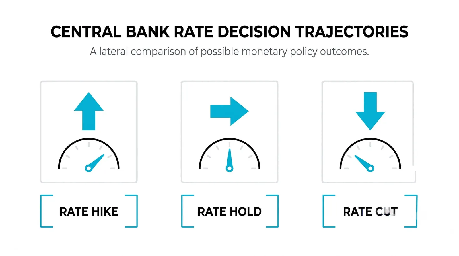 The Three Outcomes: Hike, Hold, Cut