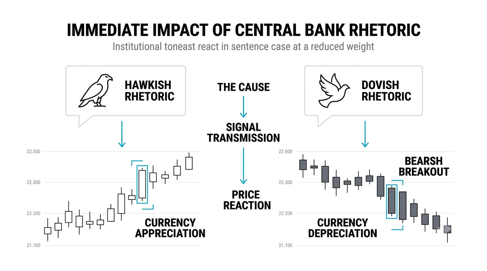 How Hawkish and Dovish Signals Move Price