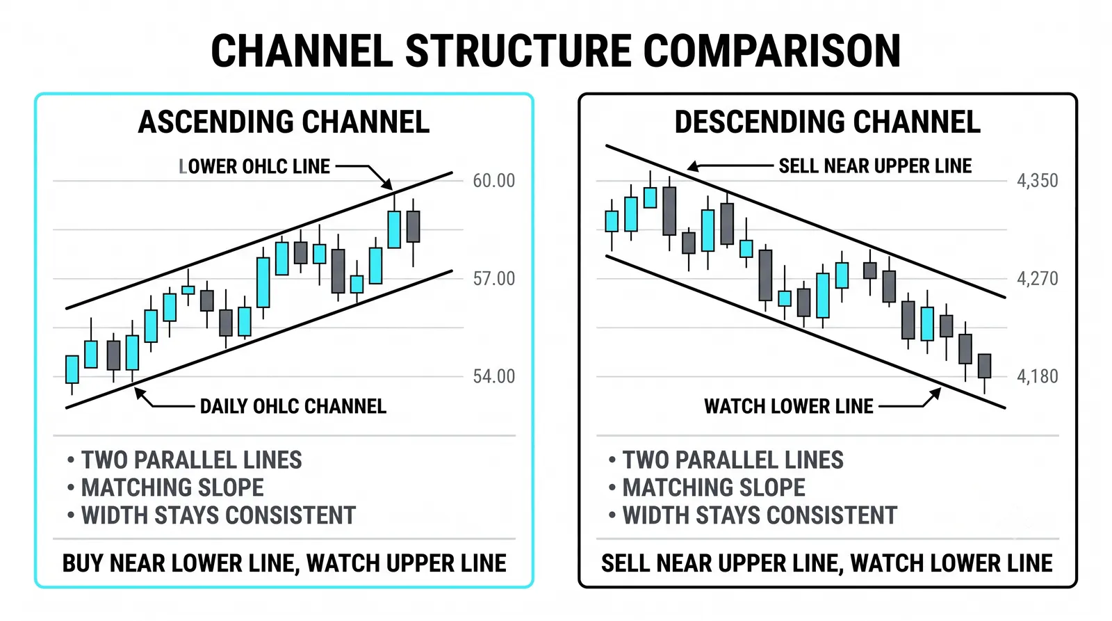 The structure of an ascending channel