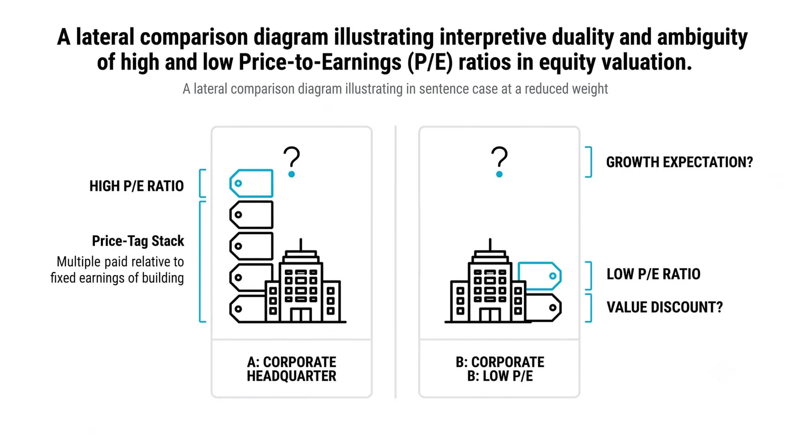 High P/E vs Low P/E: What Each Might Signal