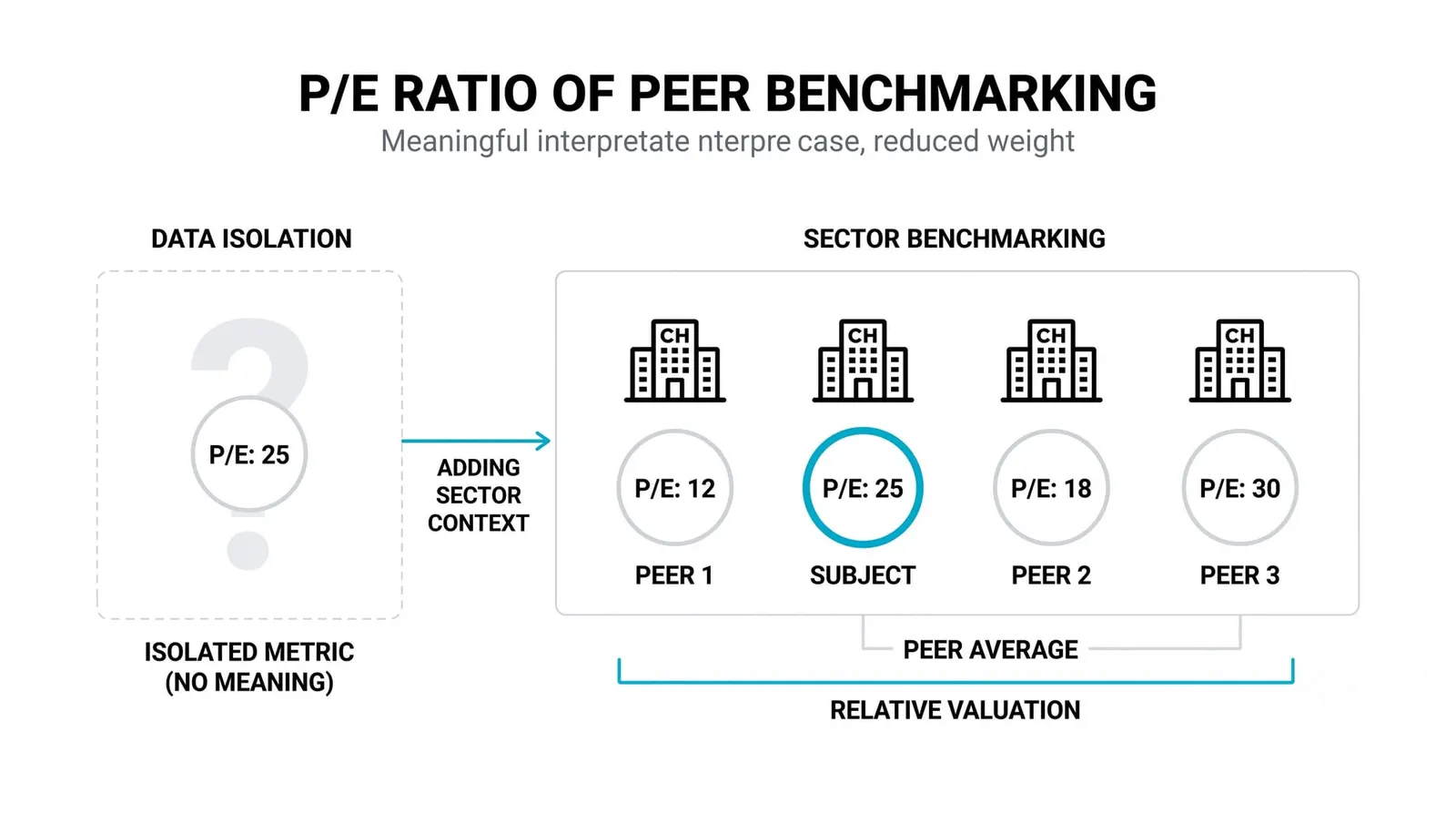 Why P/E Only Makes Sense in Comparison
